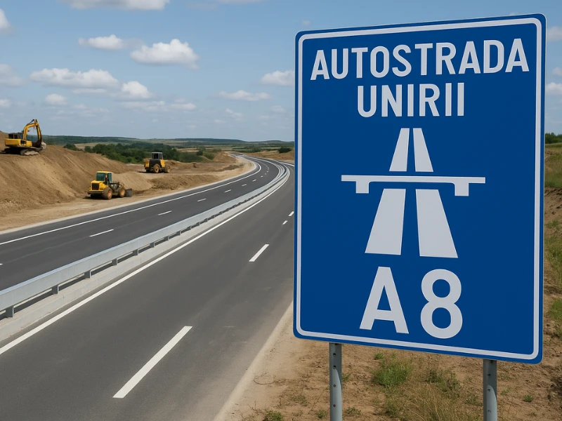 Autostrada Unirii (A8) se extinde: Tronsonul Miercurea Nirajului – Sărățeni