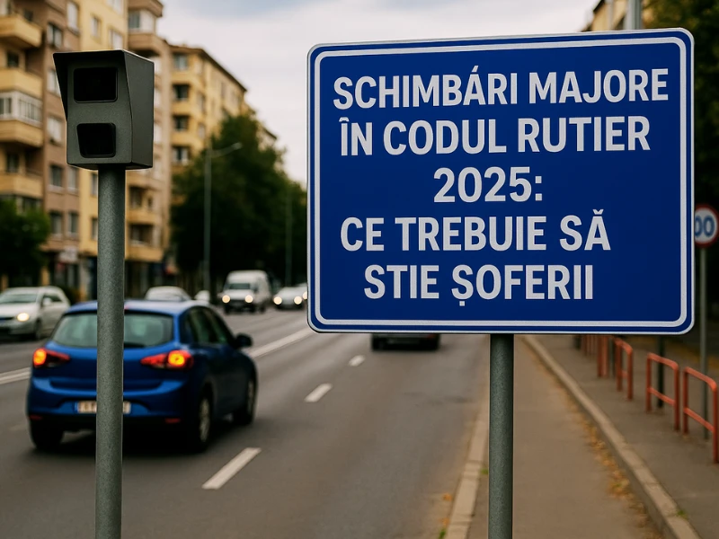 Schimbări majore în Codul Rutier 2025: Ce trebuie să știe șoferii